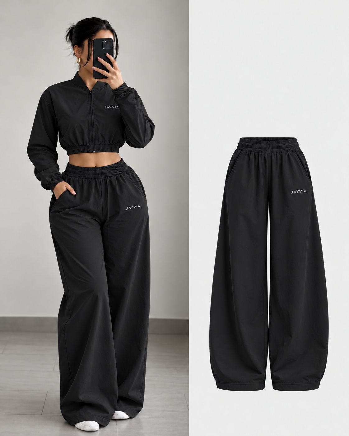 JAYVIA Afterglow Wide-Leg Trouser